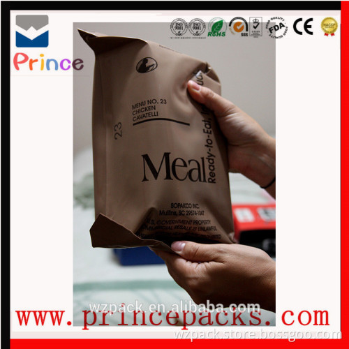 custom retort pouches/pouches to pack ready to eat meal